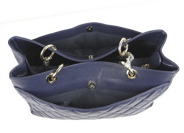 7A Replica Chanel 2011 Quality Handbags Navy-Blue Caviar 49810